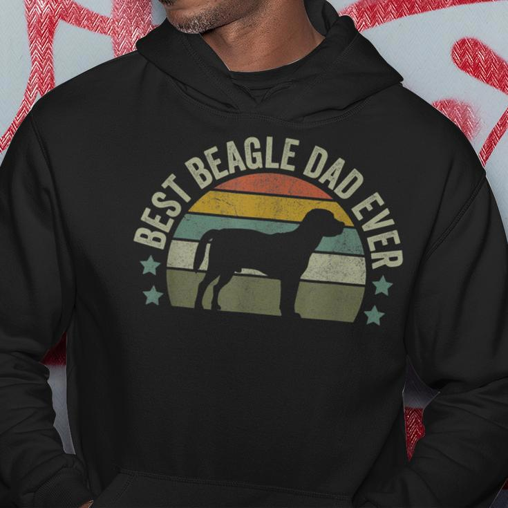 Best Beagle Dad Dog Funny Fathers Day Funny Doggy Hoodie Unique Gifts