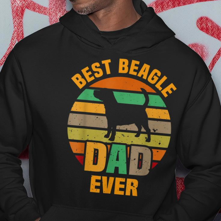 Best Beagle Dad Ever Retro Vintage Dog Lover Gift Gift For Mens Hoodie Unique Gifts