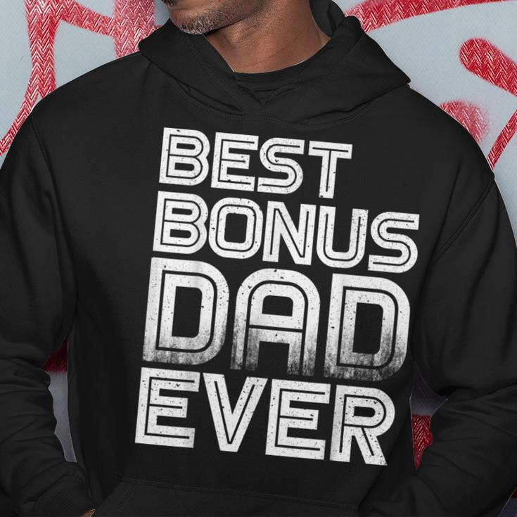Best Bonus Dad Ever Retro Fathers Gift Idea Gift For Mens Hoodie Unique Gifts