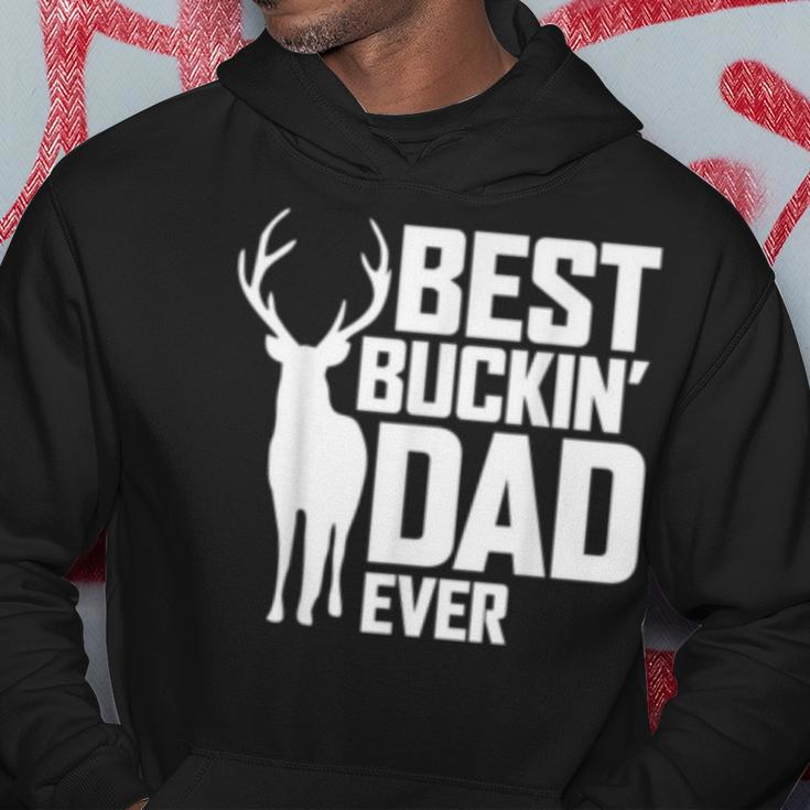 Best Buckin Dad Ever Deer Hunting Fathers Gift Hoodie Unique Gifts