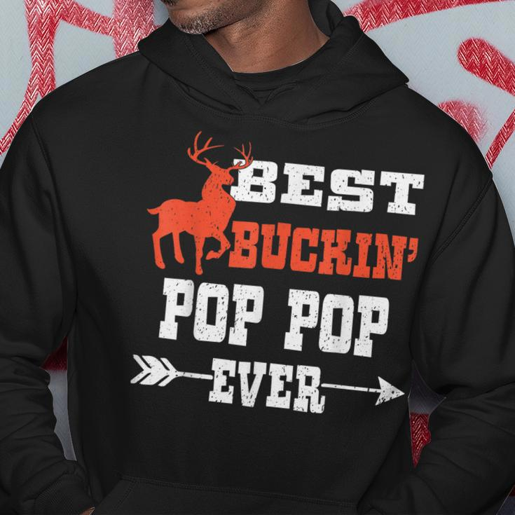 Best Buckin Pop Pop Ever Deer Hunting Bucking Father Gift For Mens Hoodie Unique Gifts