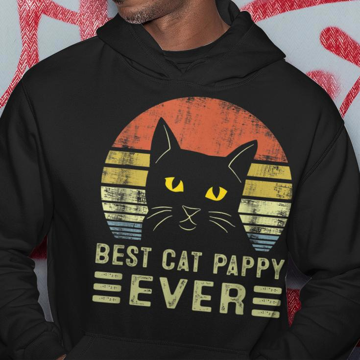 Best Cat Pappy Ever Bump Fit Fathers Day Gift Dad For Men Hoodie Unique Gifts