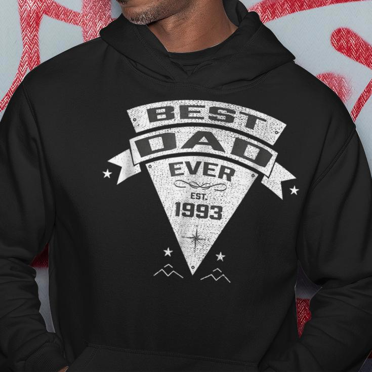 Best Dad Ever Est 1993 Established Father & Daddy Gift For Mens Hoodie Unique Gifts