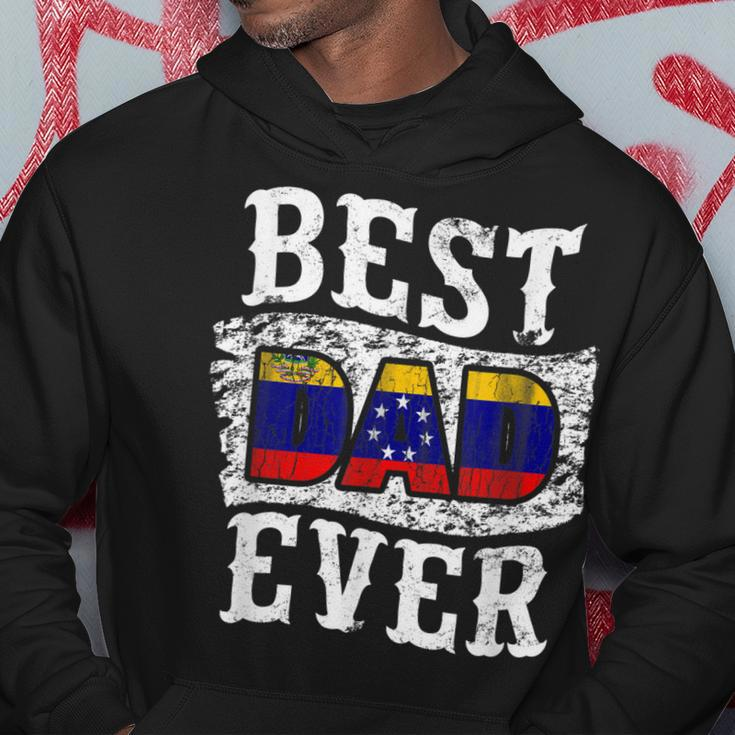 Best Dad Ever Fathers Day Venezuela Flag Gift For Mens Hoodie Unique Gifts
