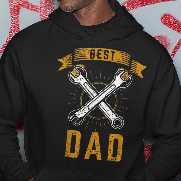 Best Dad Mechanic Ever Wrench Gift Fathers Day Outfit V2 Hoodie Funny Gifts