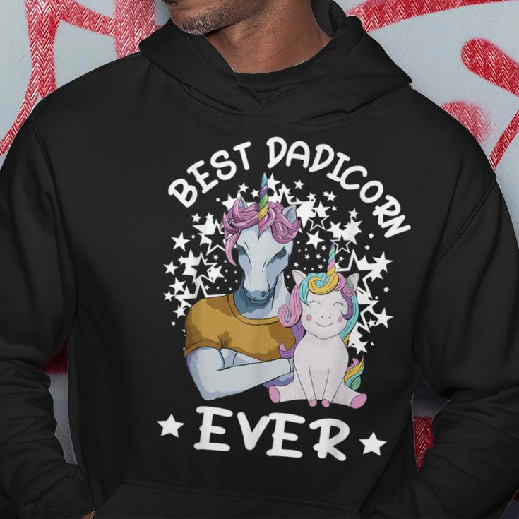 Best Dadicorn Ever Unicorn Dad & Baby Fathers Day Gift For Mens Hoodie Unique Gifts