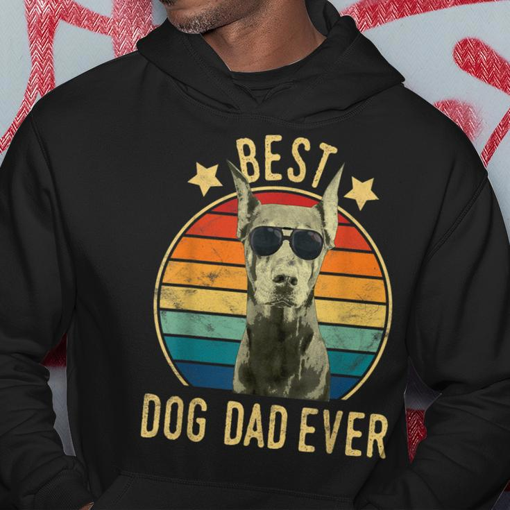 Best Dog Dad Ever Doberman Pinscher Fathers Day Gift Gift For Mens Hoodie Unique Gifts