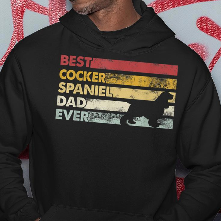 Best Dog Dad Ever Father Cocker Spaniel Hoodie Funny Gifts