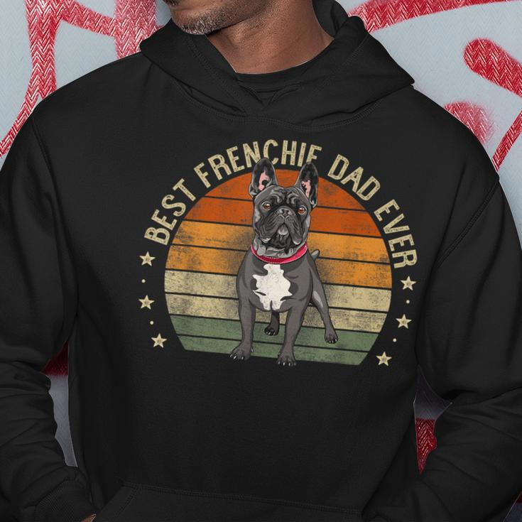 Best Frenchie Dad Ever Retro French Bulldog Gifts Dog Daddy Gift For Mens Hoodie Unique Gifts