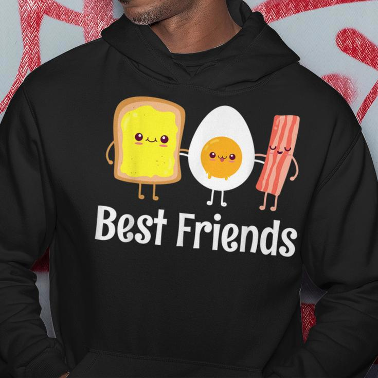 Best Friends Egg Bacon Toast Hoodie Funny Gifts