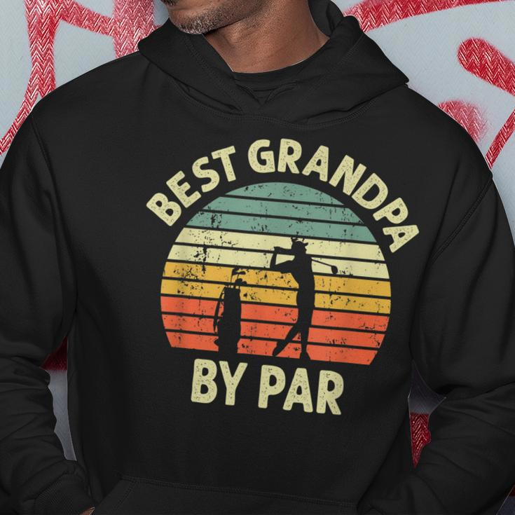 Best Grandpa By Par Golf Golfer Golfing Grandfather Design Gift For Mens Hoodie Unique Gifts