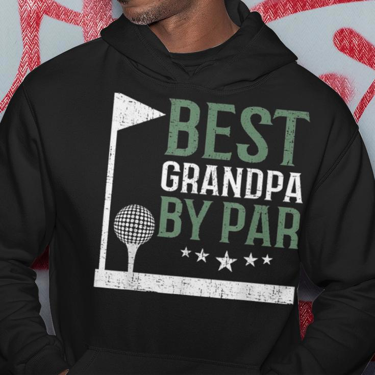 Best Grandpa By Par Golf Lover Fathers Day Funny Dad Gift V2 Hoodie Funny Gifts