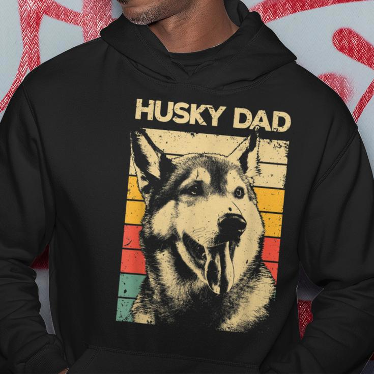 Best Husky Design For Dad Men Siberian Husky Pet Dog Lovers Hoodie Unique Gifts