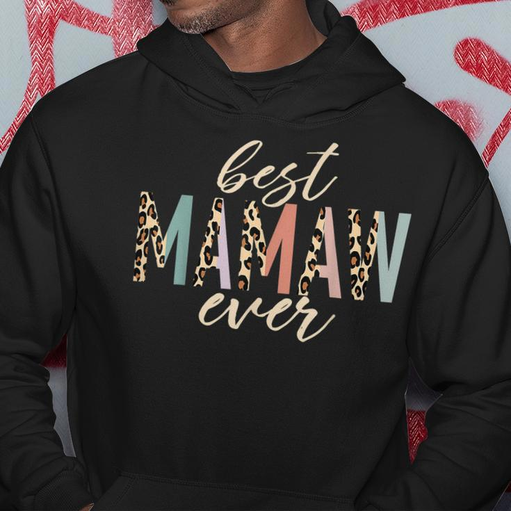 Best Mamaw Ever Gifts Leopard Print Mothers Day Hoodie Unique Gifts