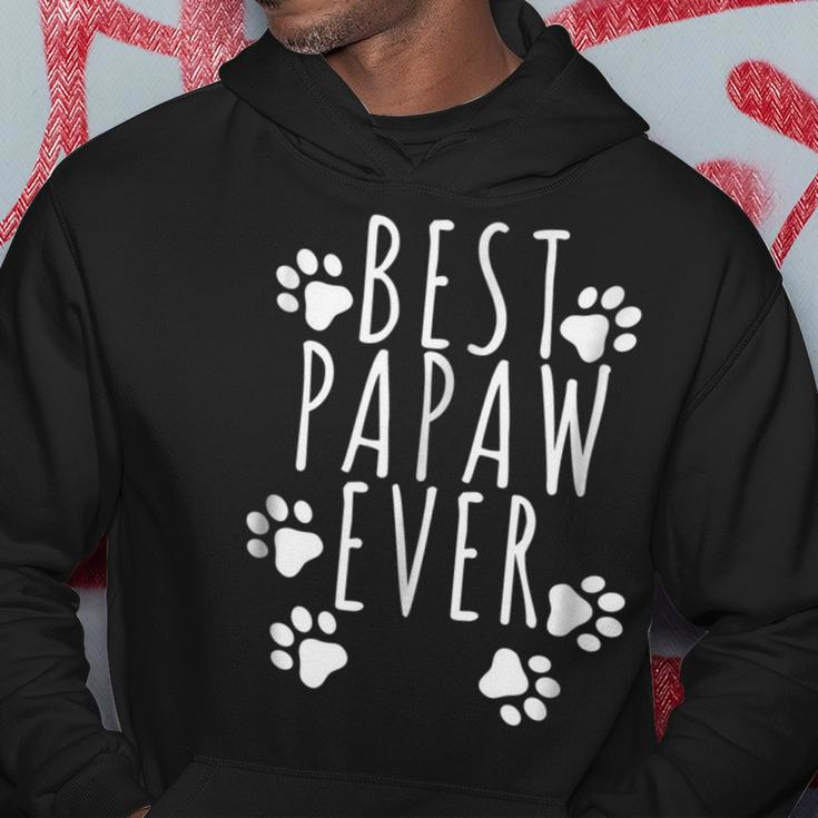 Best Papaw Dog Dad Ever Fathers Day Cute Fathers Hoodie Unique Gifts