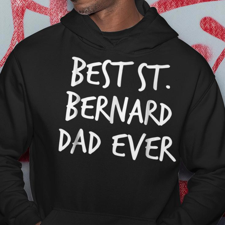 Best St Bernard Dad Ever Dog Hoodie Unique Gifts