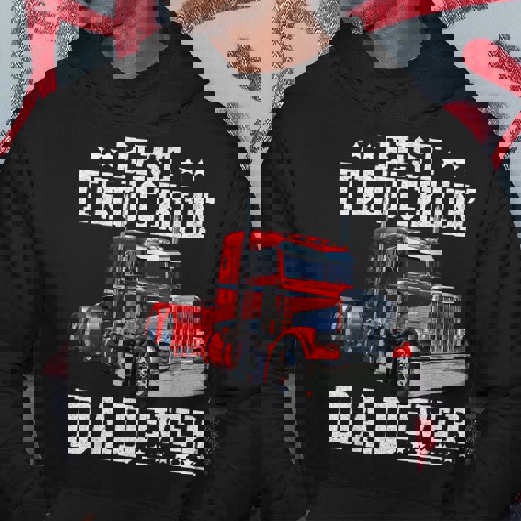 Best Truckin Dad Ever Fathers Day Gift Men Gift For Mens Hoodie Personalized Gifts