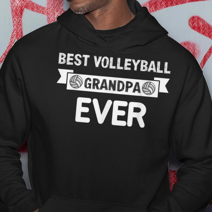 Best Volleyball Grandpa Ever Gift Fathers Day Gift For Mens Hoodie Unique Gifts