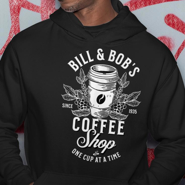 Bill And Bobs Coffee Shop Aa Recovery Men Hoodie Graphic Print Hooded Sweatshirt Personalized Gifts