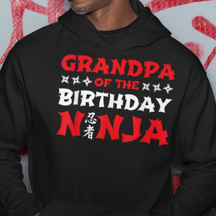 Birthday Ninja Kids Party Grandpa Of The Birthday Ninja Hoodie Unique Gifts