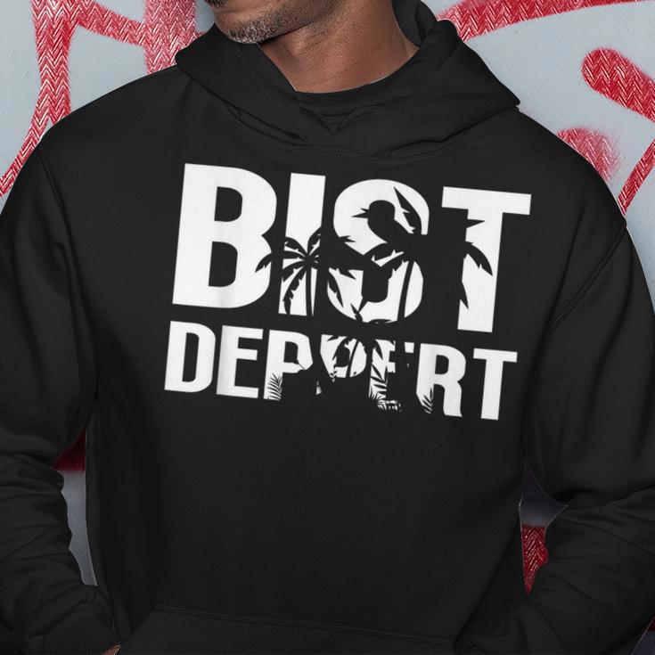 Bist Deppert Dschungel Bodybuilder Österreich Hoodie Lustige Geschenke