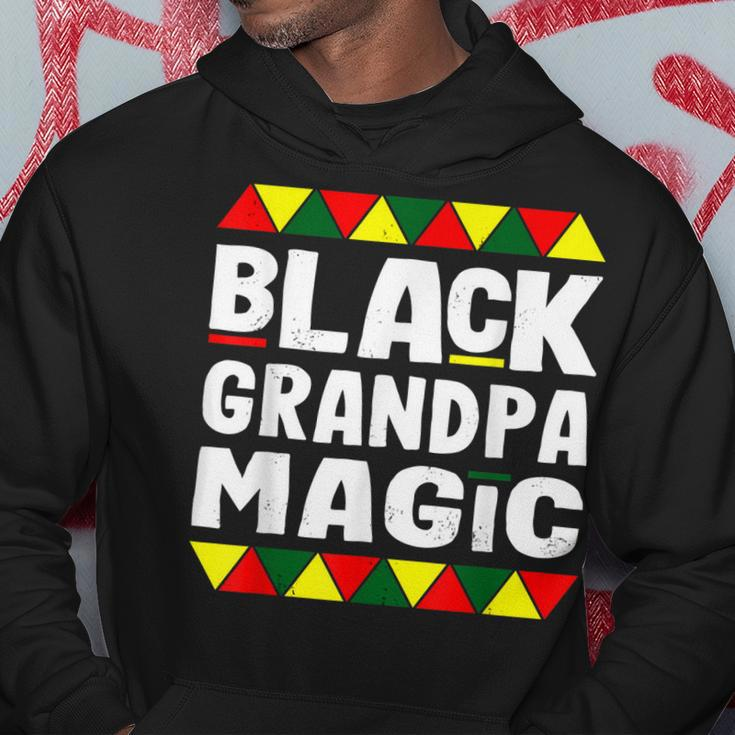 Black Grandpa Magic Black History Month Africa Pride Hoodie Unique Gifts