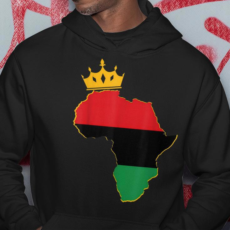 Black King Queen Couple Matching African American Valentine Hoodie Funny Gifts