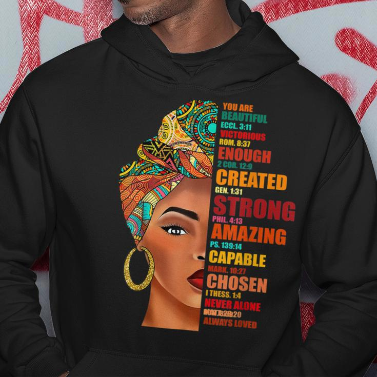 Black Queen Lady Curly Natural Afro African American Ladies V5 Hoodie Personalized Gifts