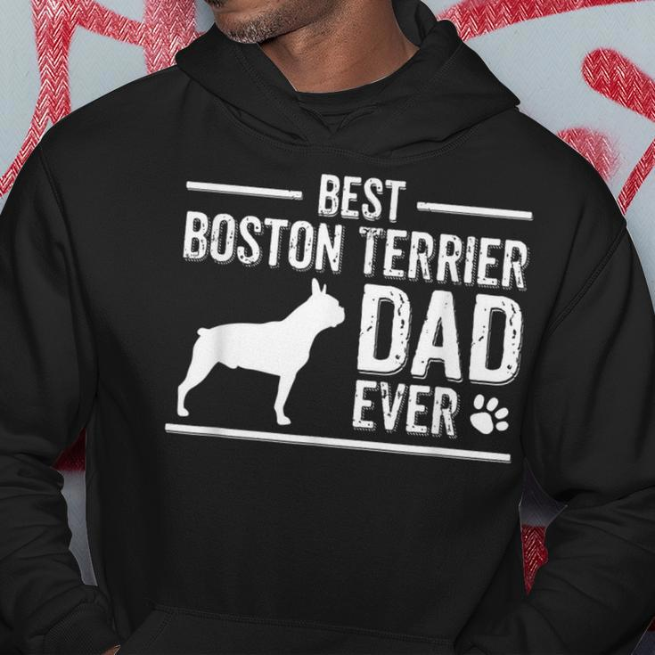 Boston Terrier Dad Best Dog Owner Ever Hoodie Unique Gifts