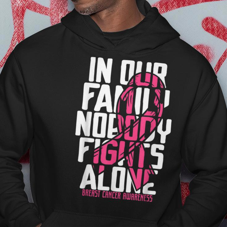 Breast Cancer Support Pink Family Breast Cancer Awareness Hoodie Personalized Gifts