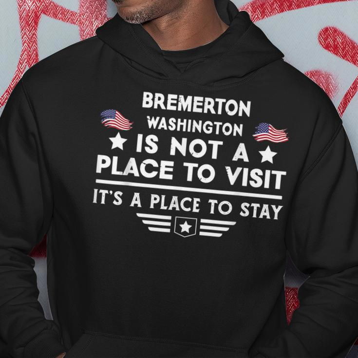 Bremerton Washington Ort Besuchen Bleiben Usa City Hoodie Lustige Geschenke