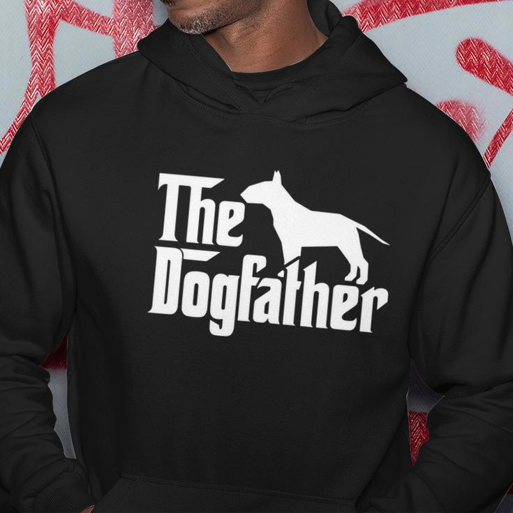 Bull Terrier The Dogfather Bull Terrier Dad Papa Father Hoodie Unique Gifts