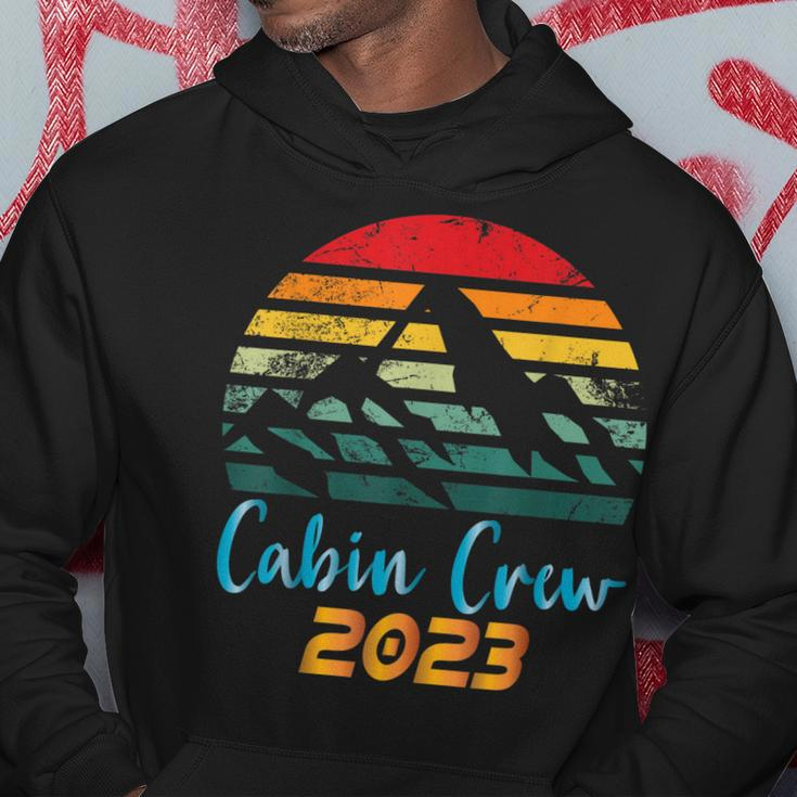Cabin Crew 2023 Cabin Group Vacation Mountain Friends Trip Hoodie Unique Gifts