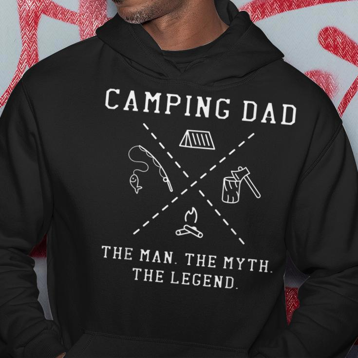 Camping Dad Man The Myth The Legend Travel Camper Gift For Mens Hoodie Funny Gifts