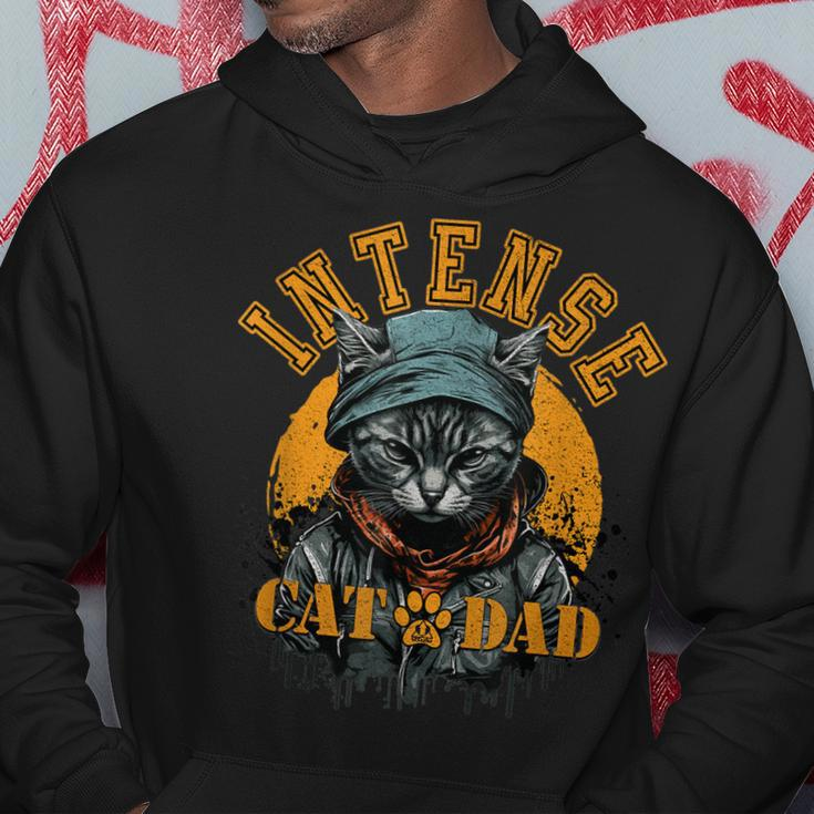 Cat Dad Instense Cats And Kittens Design Gift For Mens Hoodie Unique Gifts