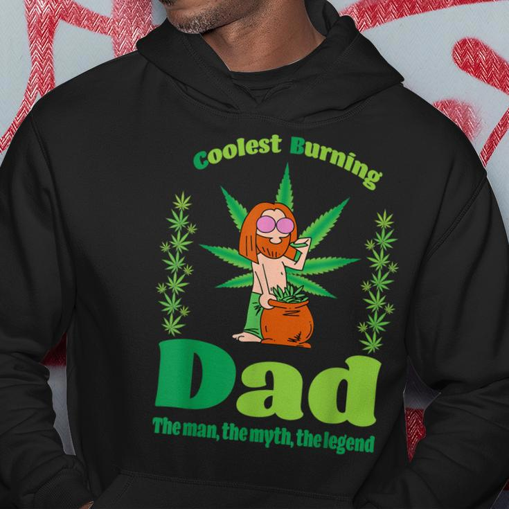 Cbd The Man The Myth The Legend Stoner Dad Marijuana Hoodie Funny Gifts