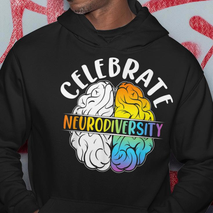 Celebrate Neurodiversity Mental Health Autism Awareness Hoodie Unique Gifts