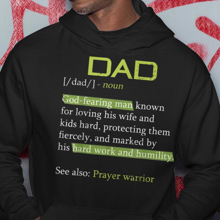Christian Dad Definition God Religious Roman Catholic Father Gift For Mens Hoodie Unique Gifts