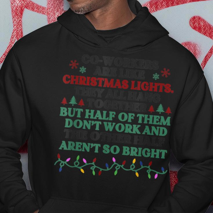 Co-Workers Are Like Christmas Lights Men Hoodie Personalized Gifts