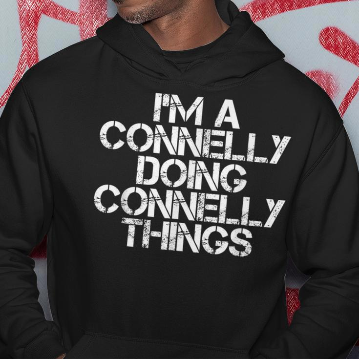 Connelly Funny Surname Family Tree Birthday Reunion Gift Hoodie Funny Gifts