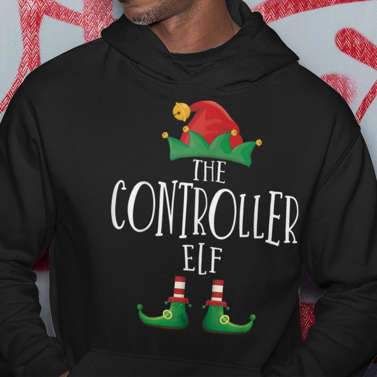 Controller Elf Gamer Familie Passender Pyjama Weihnachten Hoodie Lustige Geschenke