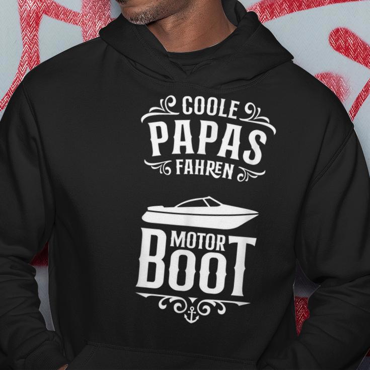 Coole Papas Fahren Motorboot Kapitän Papa Hoodie Lustige Geschenke