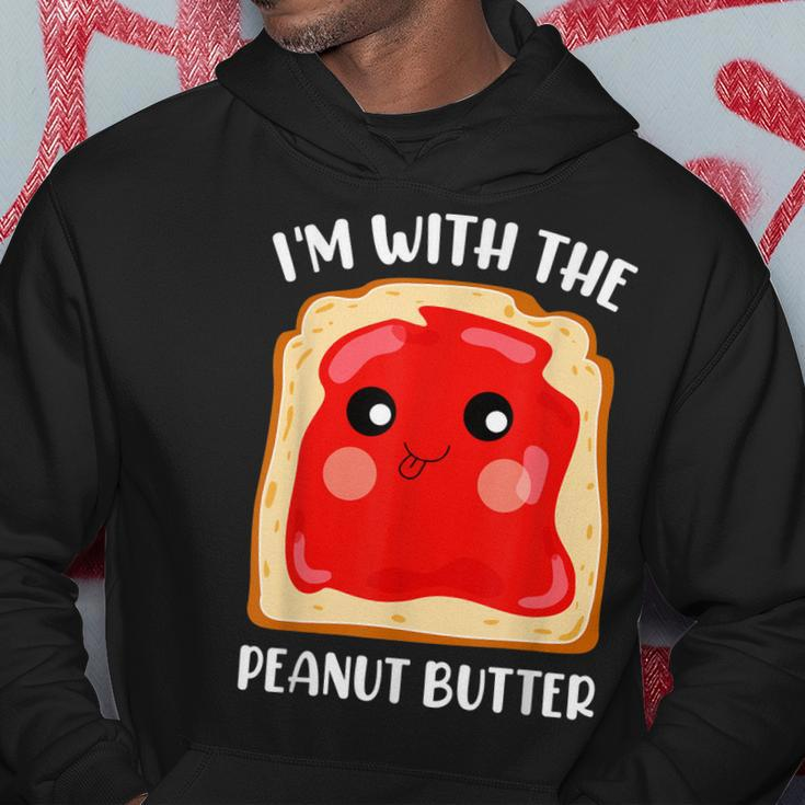 Couple Peanut Butter And Jelly Im With The Peanut Butter Hoodie Unique Gifts