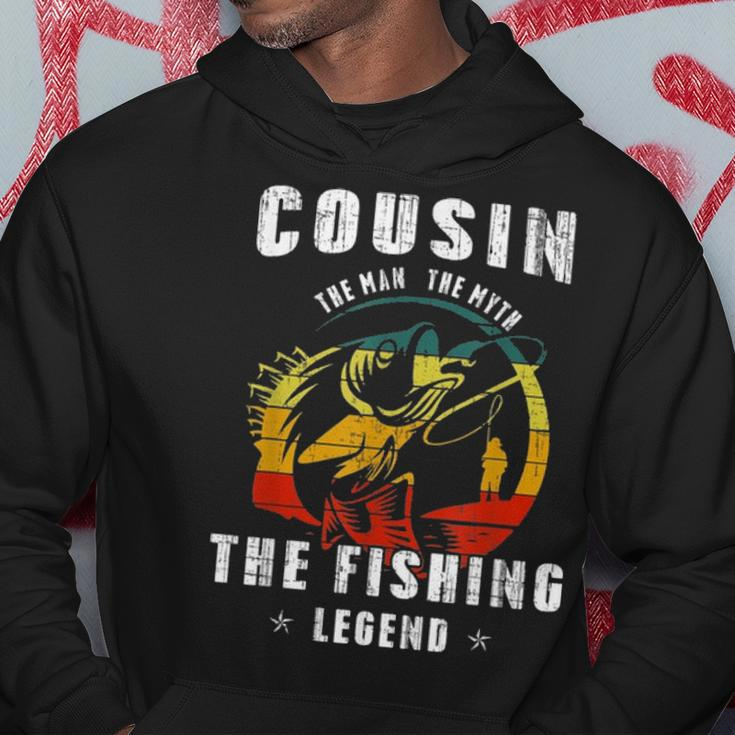Cousin Man Myth Fishing Legend Funny Fathers Day Gift Hoodie Funny Gifts