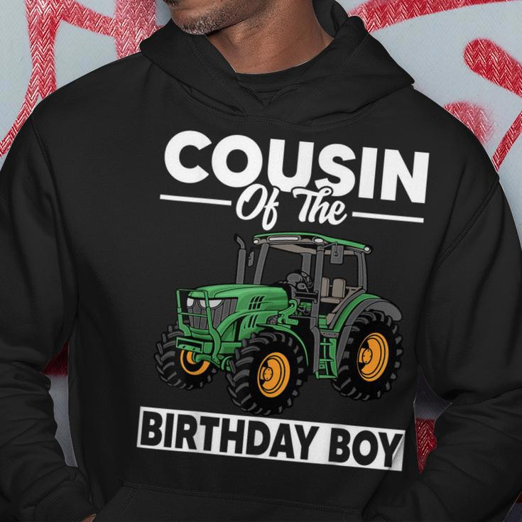 Cousin Of The Birthday Boy Tractor Farm Birthday Party Hoodie Unique Gifts