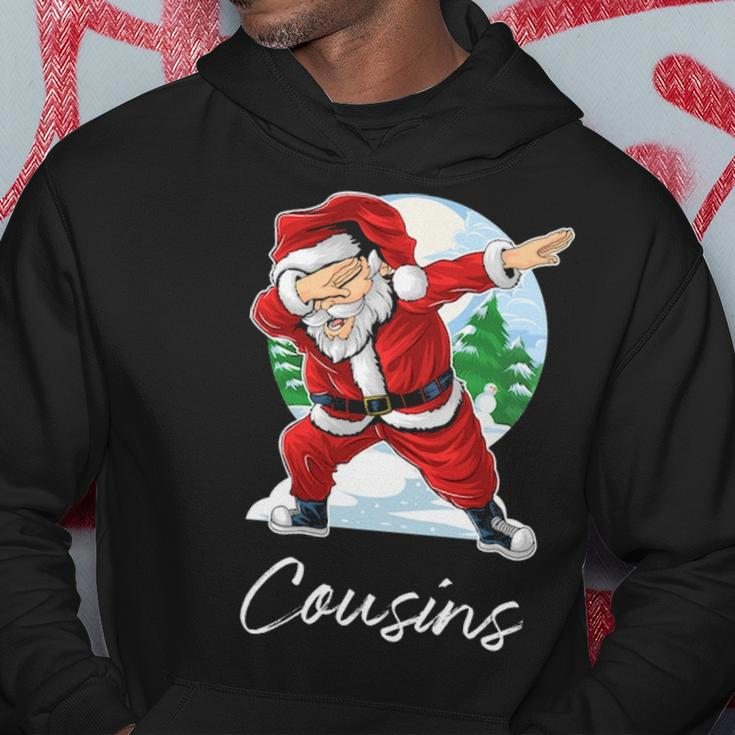 Cousins Name Gift Santa Cousins Hoodie Funny Gifts