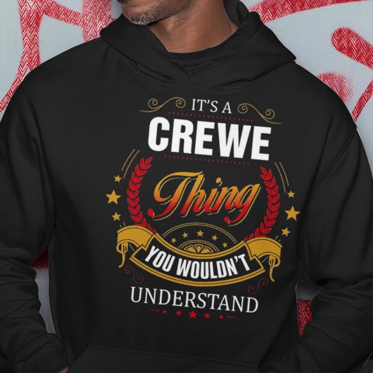 Crewe Family Crest Crewe Crewe Clothing CreweCrewe T Gifts For The Crewe Hoodie Funny Gifts