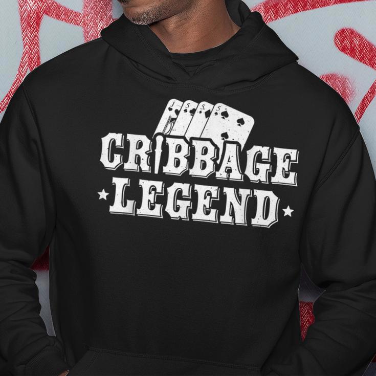 Cribbage Legend Kartenspiel Spieler Hoodie Lustige Geschenke