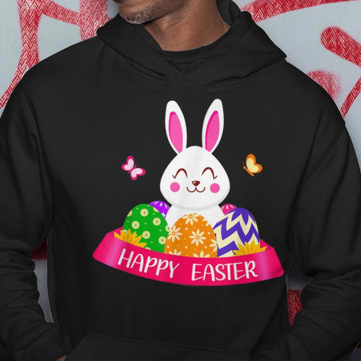 Cute Bunny Spring Hunt Eggs Rabbit Happy Easter Day Outfit Hoodie Unique Gifts