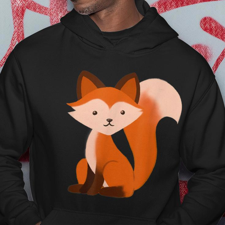 Cute Fox - Adorable Illustration - Classic Hoodie Unique Gifts